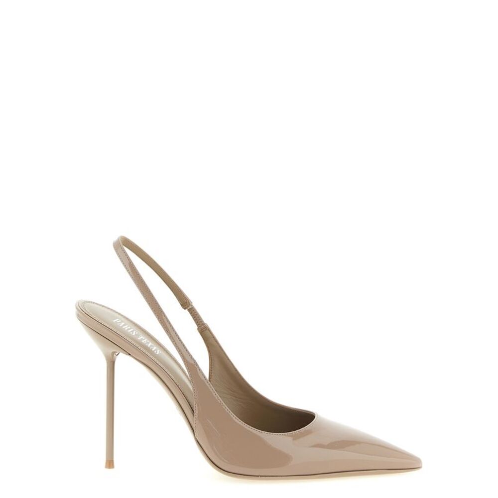 Paris Texas Beige Calfskin High Heel Women's Pumps